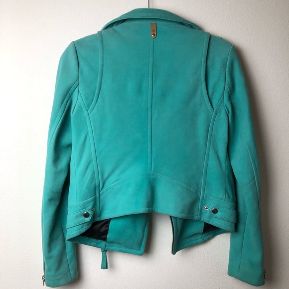 Mackage teal Moto jacket - Picture 2 of 3